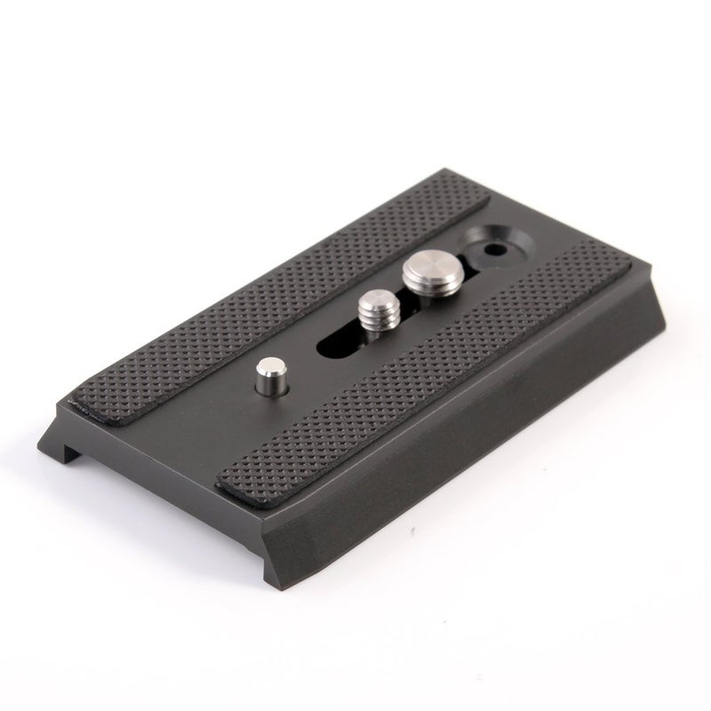 FocusFoto 501PL Sliding Dovetail Quick Release Plate with 1/4"-20 & 3/8"-16 Mounting Screw for Manfrotto 503HDV 701HDV MH055M0-Q5 for 501, 503 & NG Tripod Heads, RC5 Quick Release QR System, Replaces #3433PL - Image 1